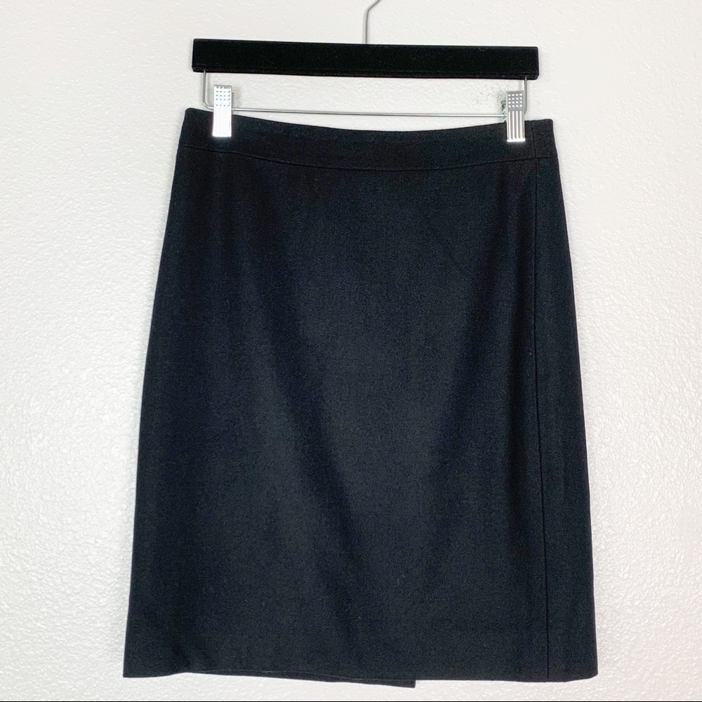 J. Crew | The Pencil Skirt Wool Zip Up